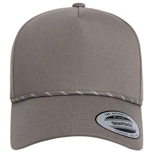 Retro Cotton Blend Five-Panel Rope Cap Thumbnail
