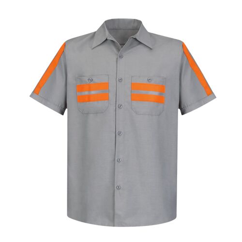 Men's Enhanced Visibility Industrial Work Shirt Thumbnail